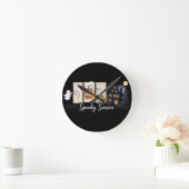 Spooky Season Halloween Ronde Klok (Huis)