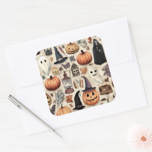 Spooky Season - Halloween Stickers (Envelop)