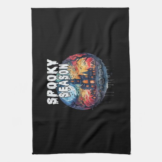 Spooky Season Halloween Theedoek (Verticaal)