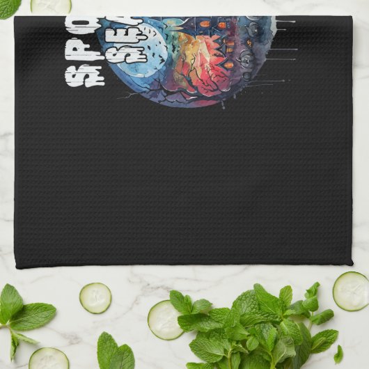 Spooky Season Halloween Theedoek (Gevouwen)