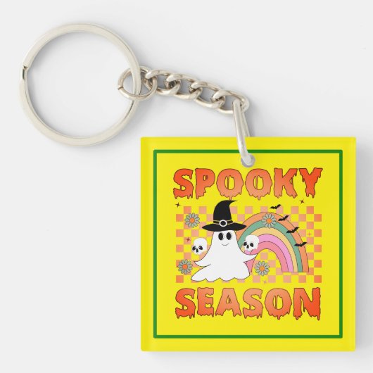 Spooky Season Halloween Vibes-45634 Sleutelhanger (voorkant)