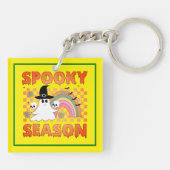 Spooky Season Halloween Vibes-45634 Sleutelhanger (Achterkant)