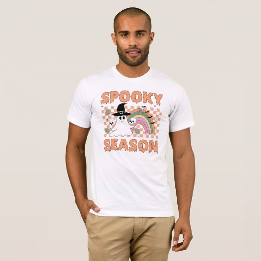 Spooky Season Halloween Vibes-45634 T-shirt (Voorkant volledig)