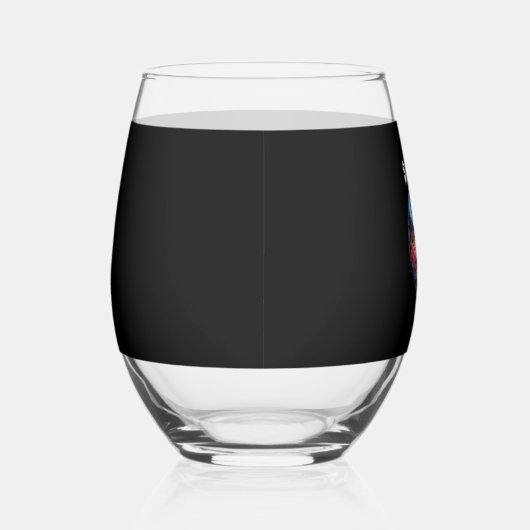 Spooky Season Halloween Wijnglas Zonder Voet (Rechts)