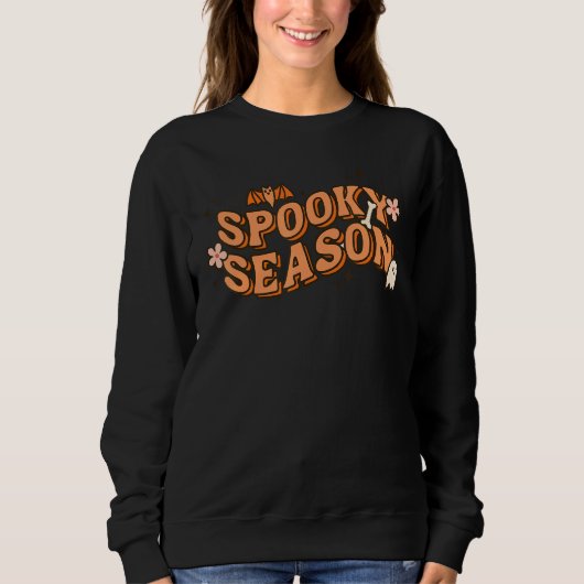 Spooky Season Happy Halloween Cute Boo For Men & W Trui (Voorkant)