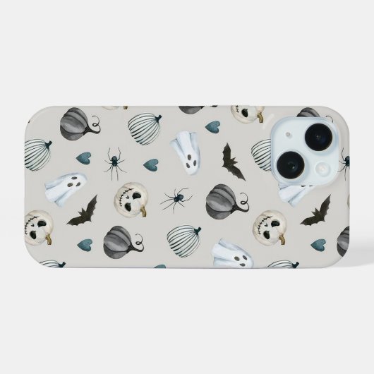 Spooky Season iPhone 15 Case (Achterkant horizontaal)