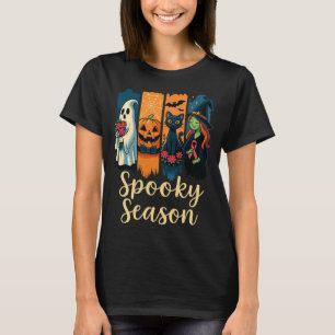 Spooky Season met Pink Ribbon Halloween Awareness T-shirt