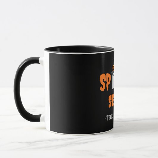 Spooky Season Mok – Ghost Halloween Coffee Cup (Links)