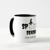 Spooky Season Mok – Ghost Halloween Coffee Cup (Voorkant links)