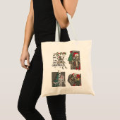 Spooky Season ontmoet kerstsfeer Tote Bag (Voorkant (product))
