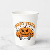 Spooky Season Papieren Bekers (Achterkant)