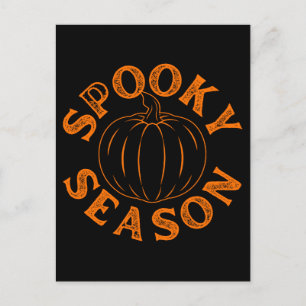 Spooky Season Pompoen Briefkaart