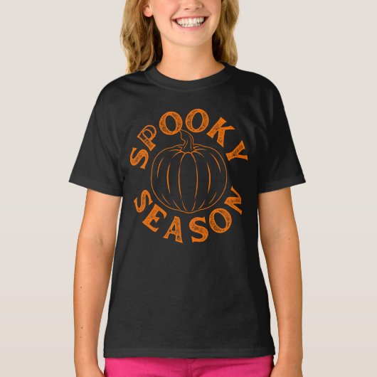 Spooky Season Pumpkin T-shirt (Voorkant)