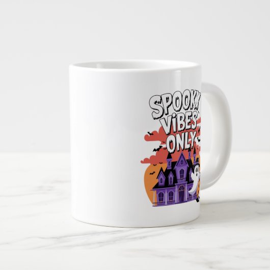 Spooky Season Quotes Grote Koffiekop (Voorkant rechts)