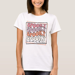 Spooky Season Retro T-shirt Leuke Halloween Ghos