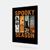 Spooky Season - Schattige Ghost, Black Cat, Pumpki Acryl Bord (Hoek)