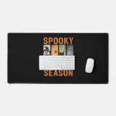 Spooky Season - Schattige Ghost, Black Cat, Pumpki Bureaumat (Keyboard & Muis)