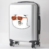 Spooky Season Schattige Ghost Classic T-shirt Sticker (Koffer)