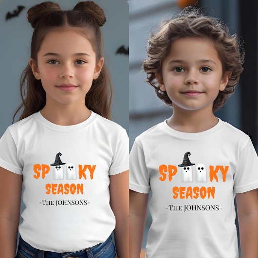 Spooky Season - Schattigee Halloween Outfit Kinder Shirts