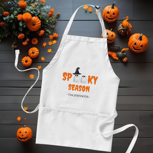 Spooky Season Schort – Grappig Halloween Keuken Gi