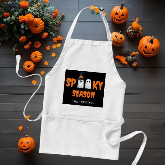 Spooky Season Schort – Grappig Halloween Keuken Gi