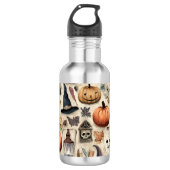 Spooky Season Sips – Halloween Waterfles (Voorkant)