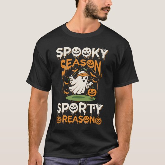 Spooky Season Sporty Reason Sports Halloween T-shirt (Voorkant)