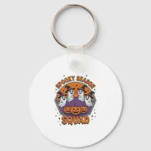 Spooky Season Squad Cute Ghost Halloween Shirt_1 Sleutelhanger