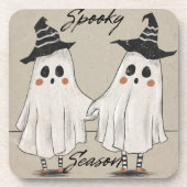 Spooky Season Squad Hard plastic coaster Bier Onderzetter (Voorkant)