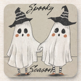 Spooky Season Squad Harde plastic onderzetter