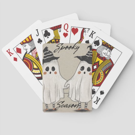 Spooky Season Squad Klassieke Speelkaarten (Achterkant)