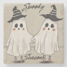 Spooky Season Squad Stenen Onderzetter