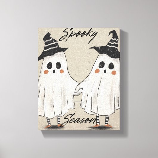 Spooky Season Squad Stretched Canvas Print (Voorkant)