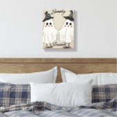 Spooky Season Squad Stretched Canvas Print (Insitu (Slaapkamer))