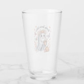 Spooky Season Vibes Ghost Glas (Achterkant)