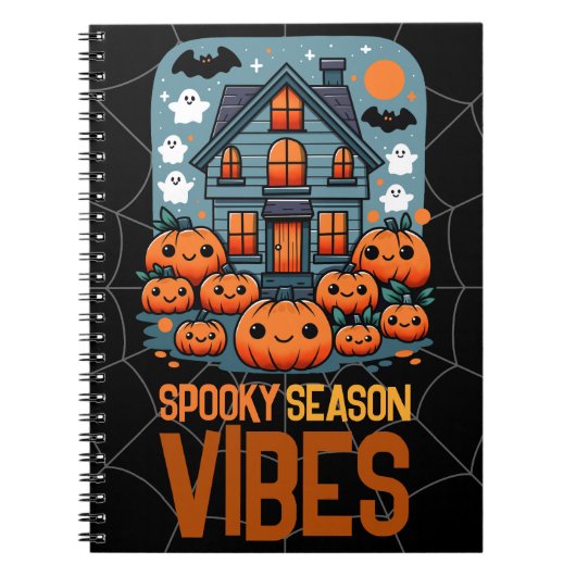 Spooky Season Vibes Notitieboek (Voorkant)
