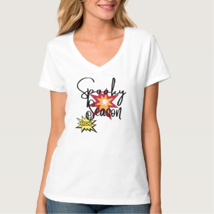 Spooky Season Vibes – Schattige & griezelig overhe T-shirt