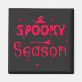 Spooky Season Witch Pet Magnet