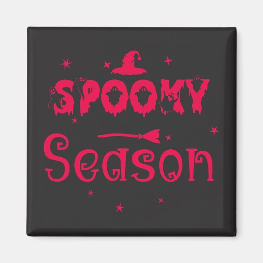 Spooky Season Witch Pet Magnet (Voorkant)