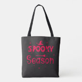 Spooky Season Witch Pet Tote Bag (Achterkant)