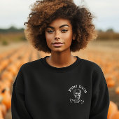 Spooky Season Zwart-witte schedel T-shirt