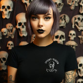 Spooky Season Zwart-witte schedel Trui