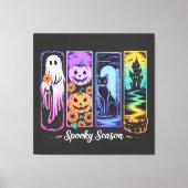 Spooky Seizoen 4 paneel Canvas Afdruk (Voorkant)