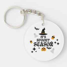 Spooky seizoen acryl Sleutelhanger