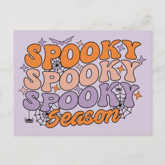 Spooky seizoen briefkaart (Voorkant)