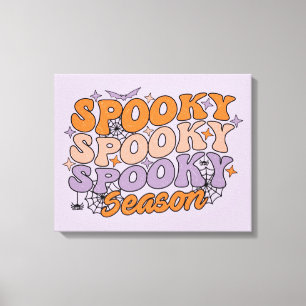 Spooky seizoen canvas afdruk