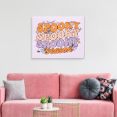 Spooky seizoen canvas afdruk (Insitu (Woonkamer))