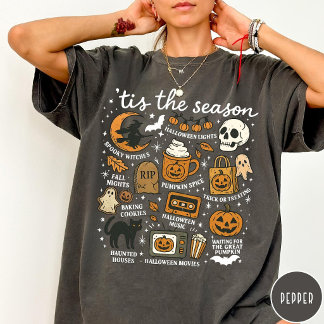 Spooky Seizoen Checklist Halloween T-shirt
