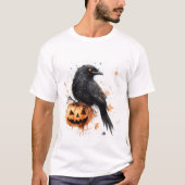 Spooky seizoen: Crow T-shirt (Voorkant)