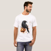 Spooky seizoen: Crow T-shirt (Voorkant volledig)